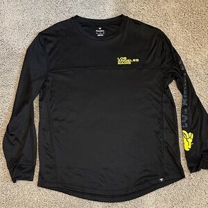 Fanatics Black and Yellow Los Angeles Rams Long Sleeve Shirt